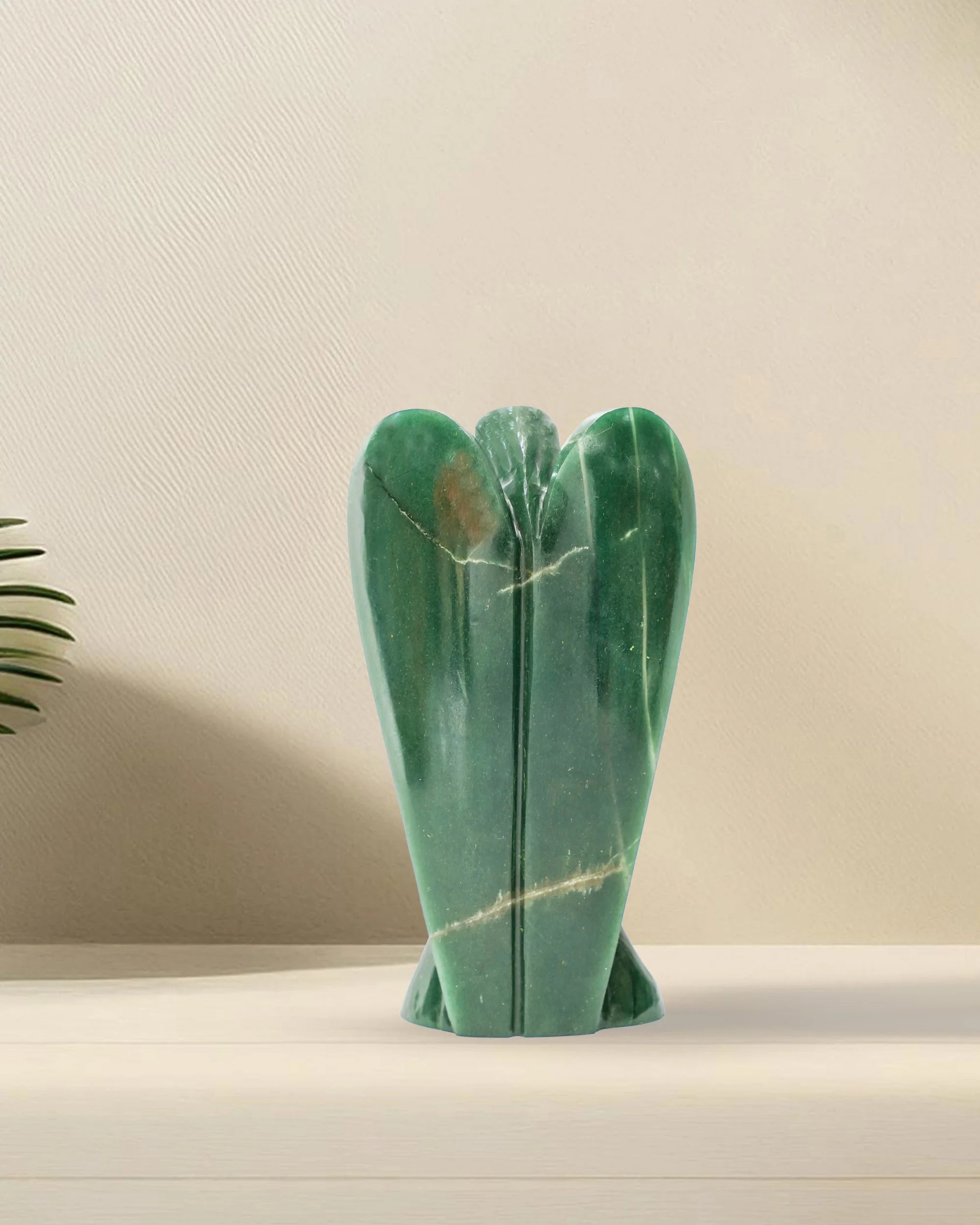 Green Jade Angel Jaipur Crystal Gems